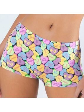 Shinesty Candy Crush Candy Hearts Boyshort Underwear Large